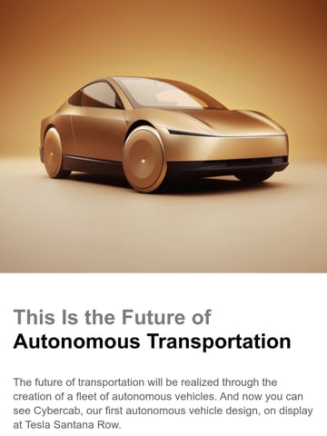 Tesla Email Design Thumbnail Preview