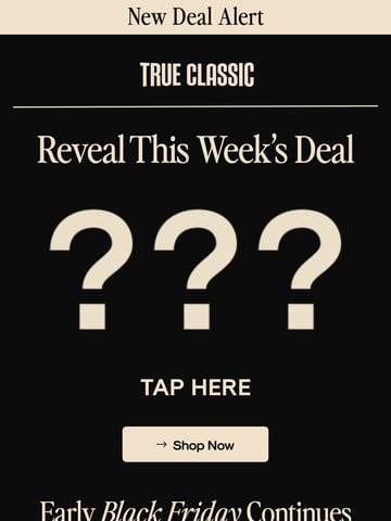 True Classic Email Design Thumbnail Preview