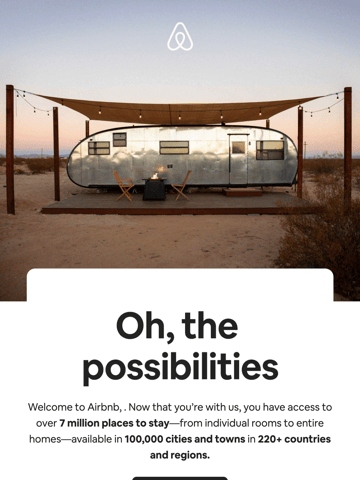 Airbnb Email Design Thumbnail Preview