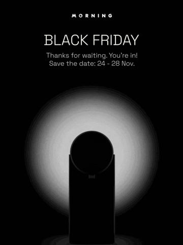 Morning Black Friday Email Design Thumbnail Preview