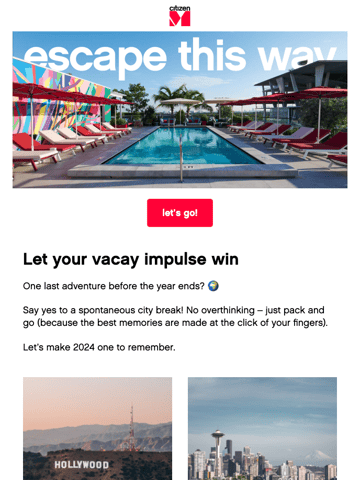 Prompt for vacation from CitizenM Thumbnail Preview