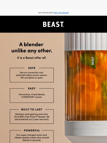Beast Health Email Design Thumbnail Preview