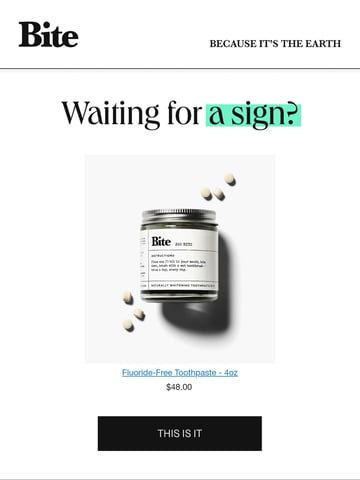 Bite Email Design Thumbnail Preview