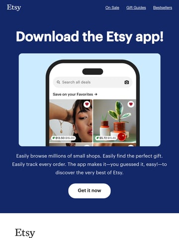 Etsy Email Design Thumbnail Preview