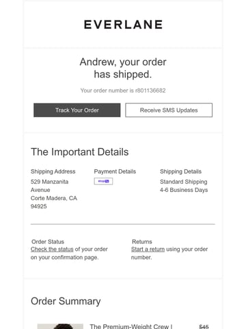 Everlane Email Design Thumbnail Preview