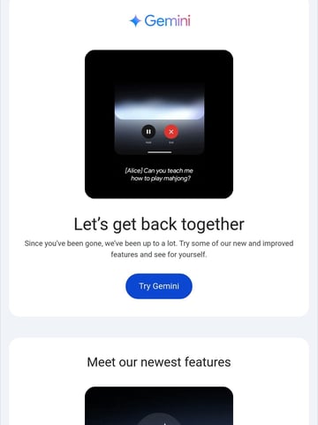 Google Gemini Email Design Thumbnail Preview