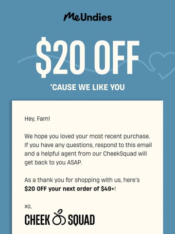 MeUndies Email Design Thumbnail Preview