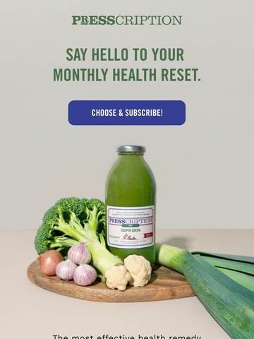 Presscription Juice Email Design Thumbnail Preview