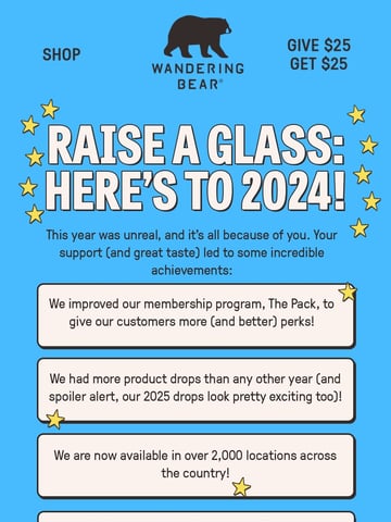 Wandering Bear Email Design Thumbnail Preview