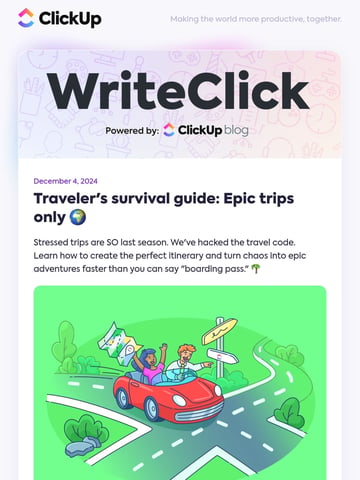 WriteClick Newsletter Email Design Thumbnail Preview