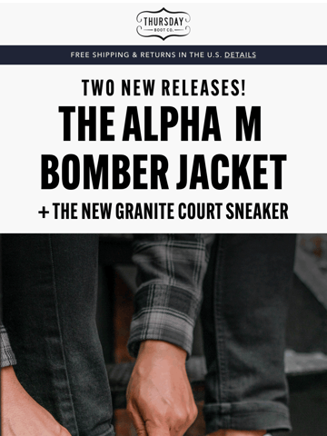 Thursday Boot Company Email Design Thumbnail Preview