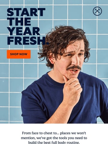 Dollar Shave Club Email Design Thumbnail Preview