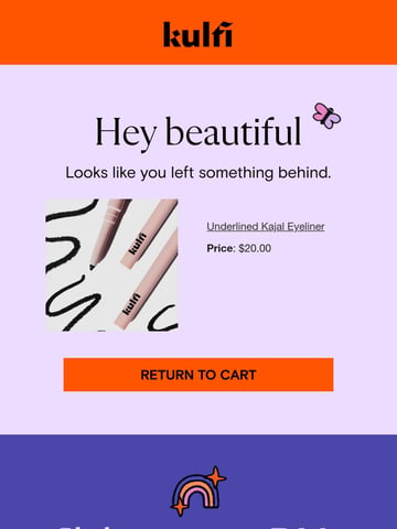 Kulfi Beauty Email Design Thumbnail Preview