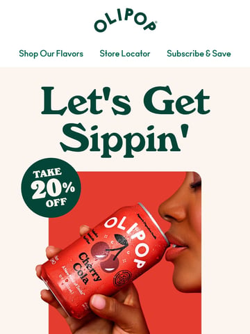 OLIPOP Email Design Thumbnail Preview