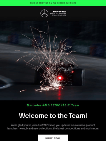 Email Inspiration from Mercedes-AMG PETRONAS F1 Team Thumbnail Preview