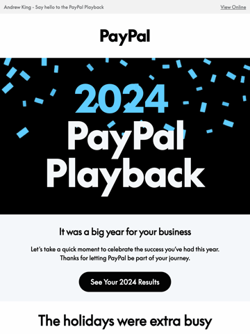 PayPal Email Design Thumbnail Preview