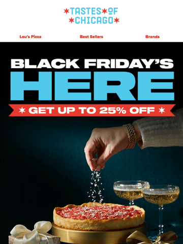 Tastes of Chicago Email Design Thumbnail Preview