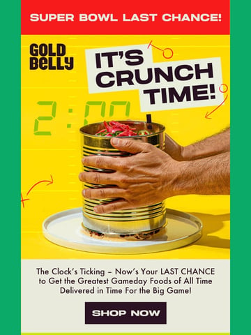 Goldbelly Email Design Thumbnail Preview