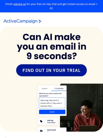 Email Inspiration from ActiveCampaign Thumbnail Preview