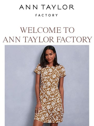 Email Inspiration from Ann Taylor Factory Thumbnail Preview