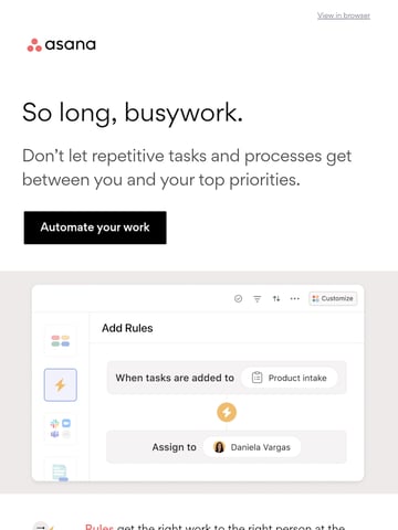 Email Inspiration from Asana Thumbnail Preview
