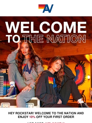 Email Inspiration from Aviator Nation Thumbnail Preview
