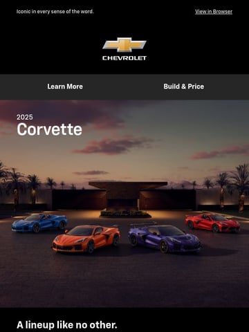 Email Inspiration from Chevrolet Thumbnail Preview