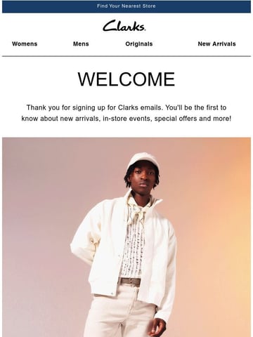 Email Inspiration from Clarks Shoes Thumbnail Preview