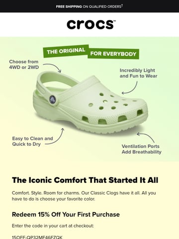 Email Inspiration from Crocs Thumbnail Preview