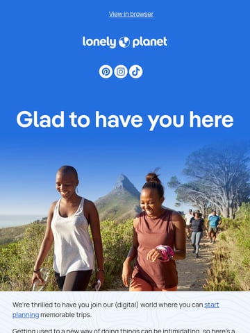 Email Inspiration from Lonely Planet Thumbnail Preview