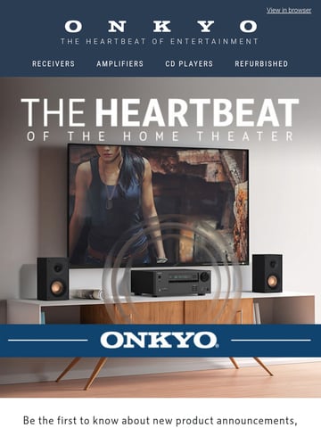 Email Inspiration from Onkyo USA Thumbnail Preview