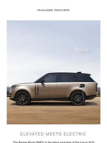 Email Inspiration from RANGE ROVER Thumbnail Preview
