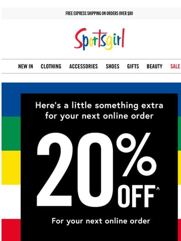Email Inspiration from Sportsgirl Thumbnail Preview