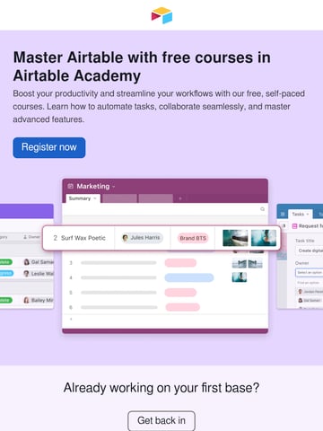 Email Inspiration from The Airtable Team Thumbnail Preview