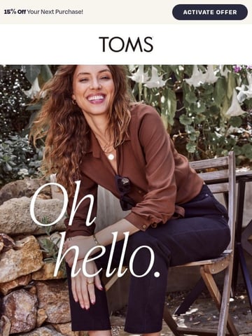 Email Inspiration from TOMS Thumbnail Preview