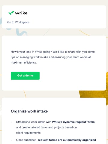 Email Inspiration from Wrike Team Thumbnail Preview