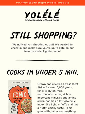 Email Inspiration from Yolélé Thumbnail Preview