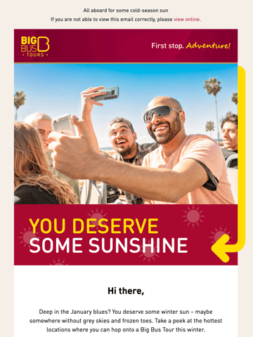 Big Bus Tour Dynamic Email Design Thumbnail Preview