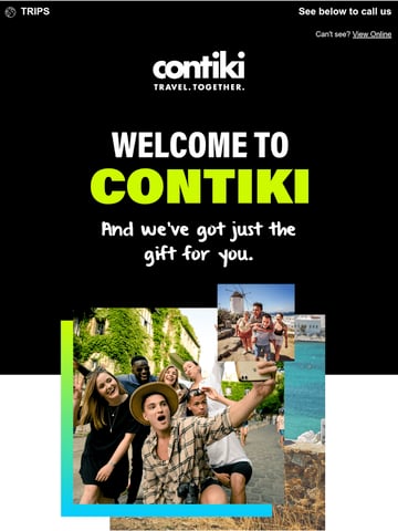 Email Inspiration from Contiki Thumbnail Preview