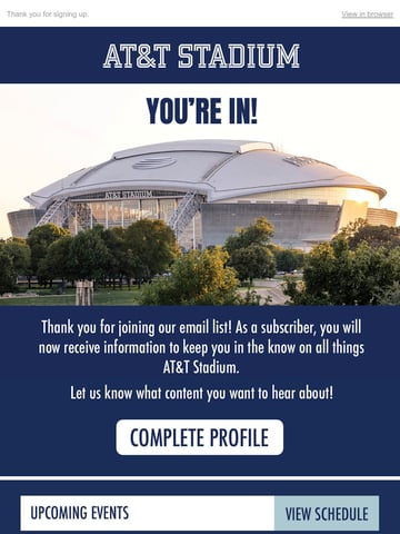 Email Inspiration from Dallas Cowboys Pro Shop Thumbnail Preview