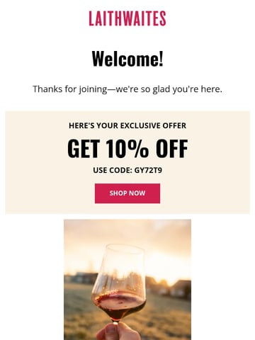 Email Inspiration from Laithwaites Thumbnail Preview