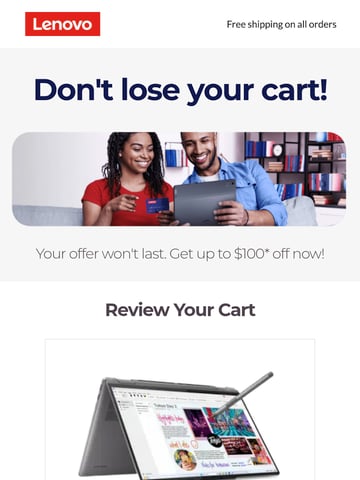 Email Inspiration from Lenovo US Thumbnail Preview