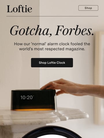 Email Inspiration from Loftie Thumbnail Preview