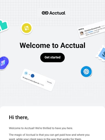 Email Inspiration from Momo from Acctual Thumbnail Preview