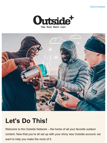 Email Inspiration from Outside Thumbnail Preview