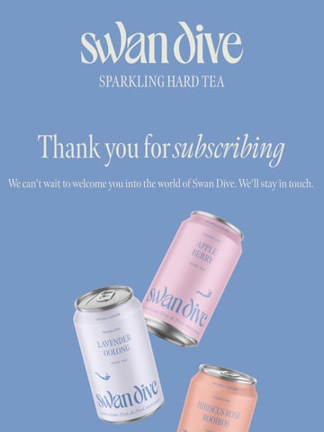 Email Inspiration from Swan Dive Thumbnail Preview