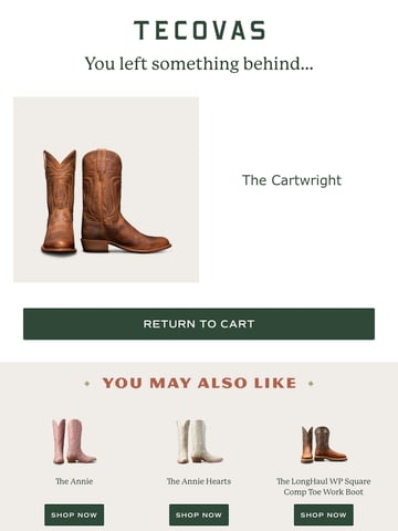 Email Inspiration from Tecovas Thumbnail Preview