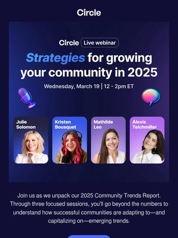 Email Inspiration from The Circle Team Thumbnail Preview