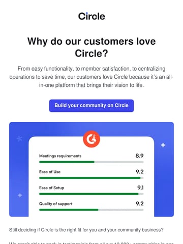 Email Inspiration from The Circle Team Thumbnail Preview