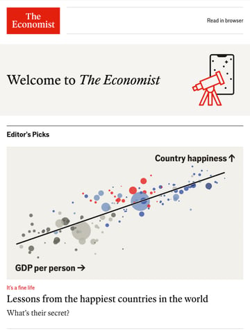 Email Inspiration from The Economist Thumbnail Preview